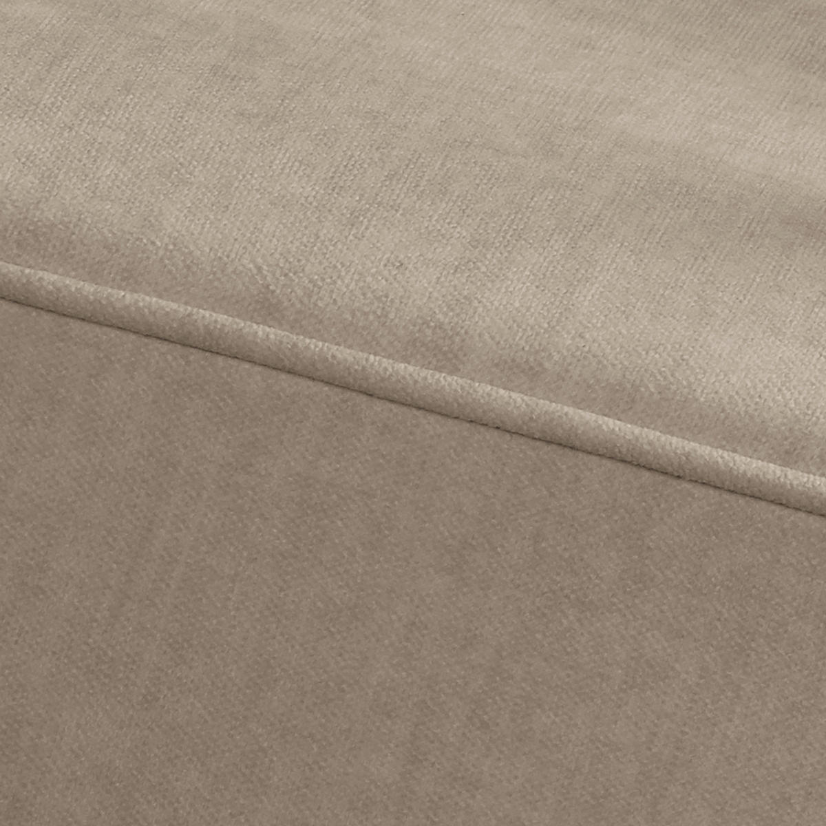 SCHLAFSOFA Laura in Mikrofaser Taupe  - Taupe/Braun, Design, Holz/Textil (218/74/91cm) - P & B