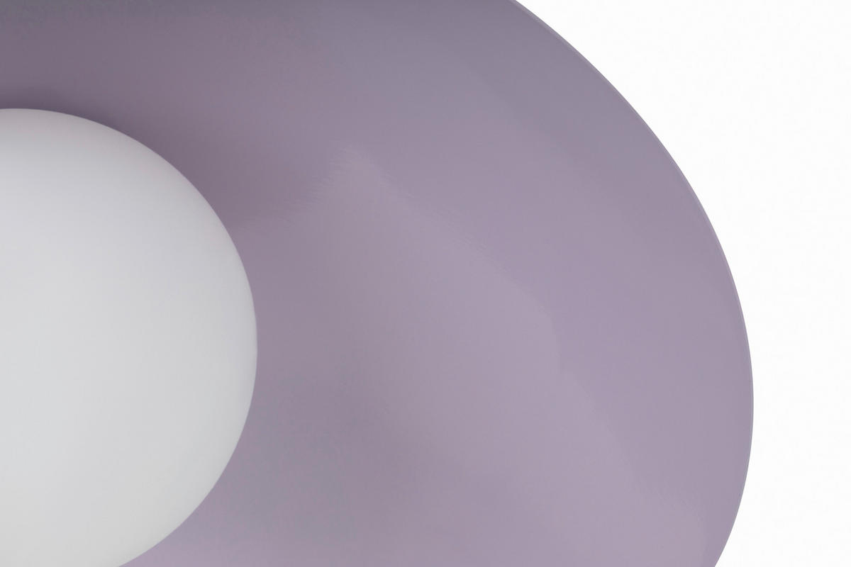 DECKENLEUCHTE  30/15 cm    - Lila, Design, Kunststoff/Metall (30/15cm) - Collet's Monde