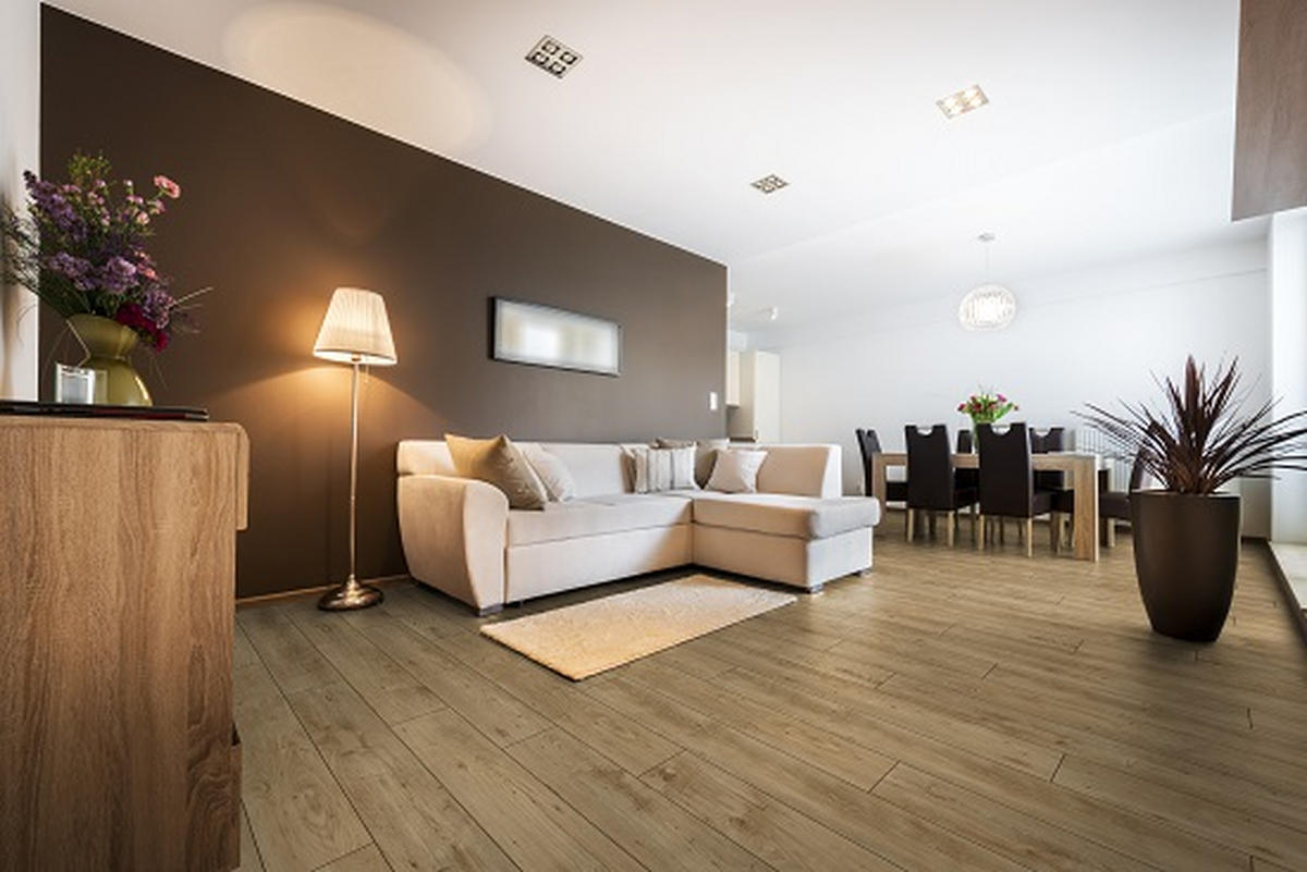 LAMINÁTOVÁ PODLAHA  (m²)  - farba gaštana, Konventionell, kompozitné drevo (138/19,3/0,8cm) - Venda