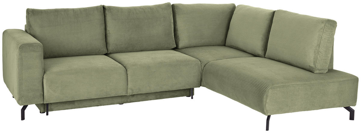 Freisteller von P & B ECKSOFA Grün Cord.