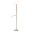 LED-DECKENFLUTER 40/180 cm    - Weiß/Nickelfarben, KONVENTIONELL, Kunststoff/Metall (40/180cm) - Dieter Knoll