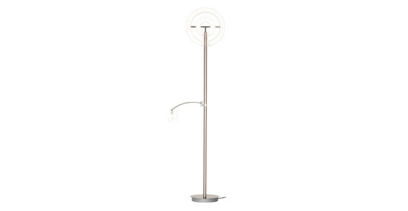 LED-DECKENFLUTER 40/180 cm    - Weiß/Nickelfarben, KONVENTIONELL, Kunststoff/Metall (40/180cm) - Dieter Knoll