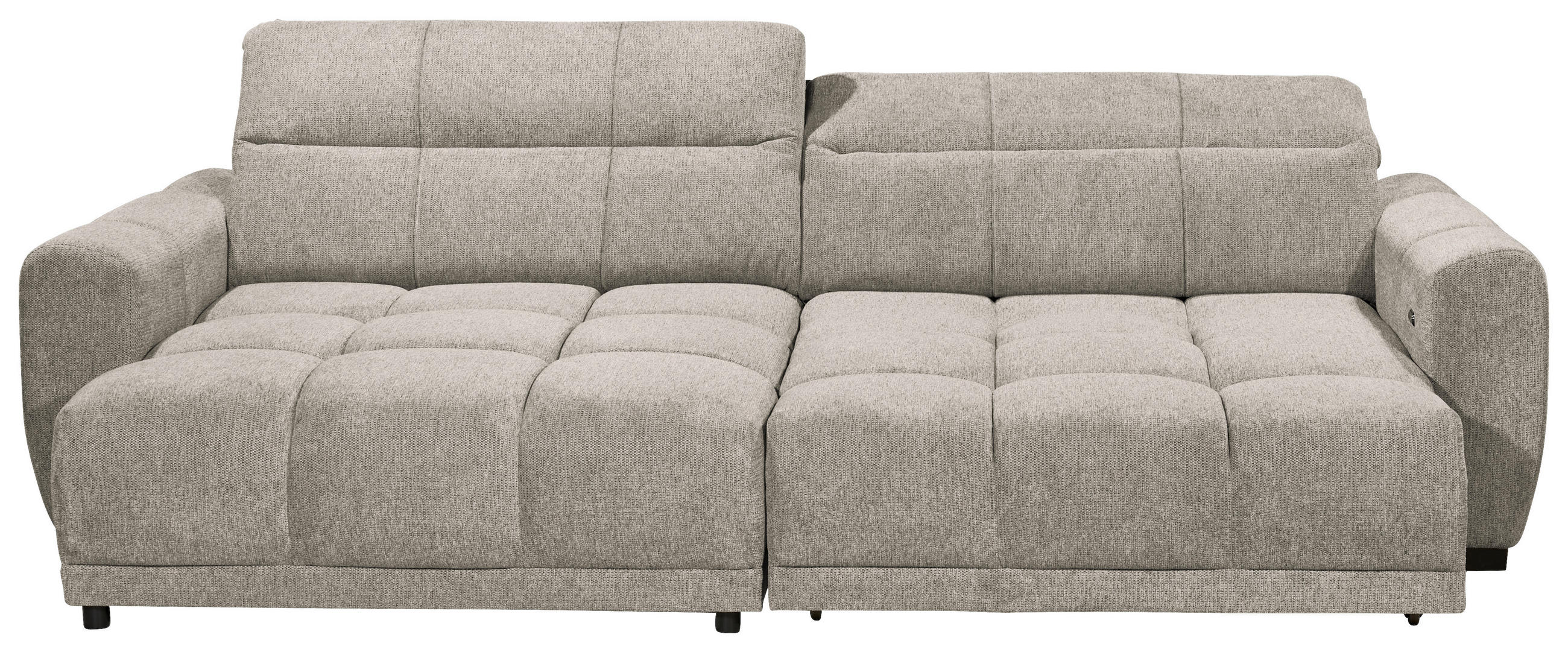 Thumbnail - Livetastic Ecksofa Hunter, Sand, Textil, 3-Sitzer, Ottomane links, L-Form, 297x170 cm, Made in EU, Rücken echt, Armteil ...