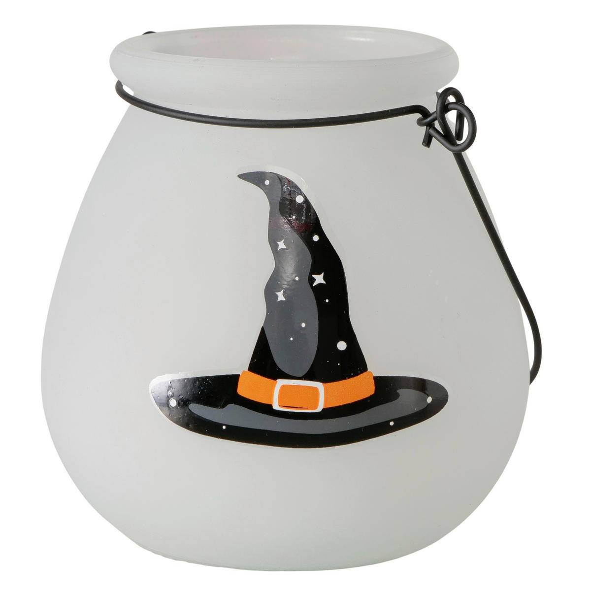 WINDLICHT - Schwarz/Weiß, LIFESTYLE, Glas/Metall (10,3/10,6cm)