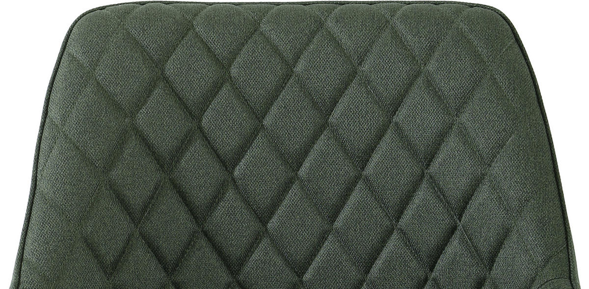 ARMLEHNSTUHL  in Eisen Leinenoptik  - Schwarz/Grün, KONVENTIONELL, Holz/Textil (57/85.5/60cm) - MID.YOU