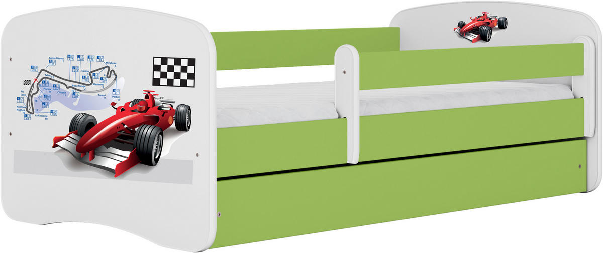 KINDER-/JUNIORBETT - Birkefarben/Weiß, MODERN, Holz/Holzwerkstoff (80/160cm) - MID.YOU