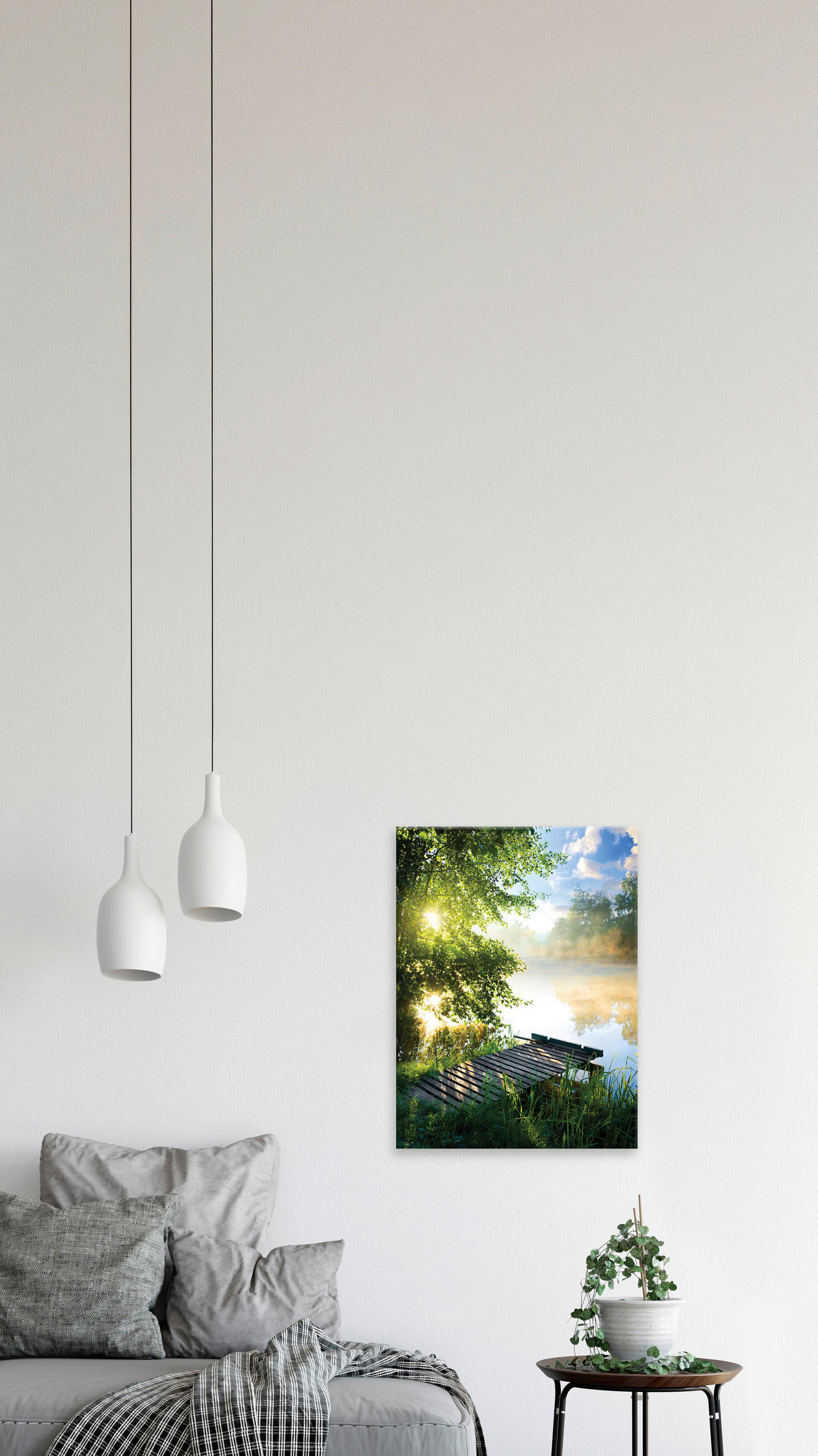 LEINWANDBILD Landschaft & Natur  - Multicolor, Basics, Holz/Papier (60/80/3cm)