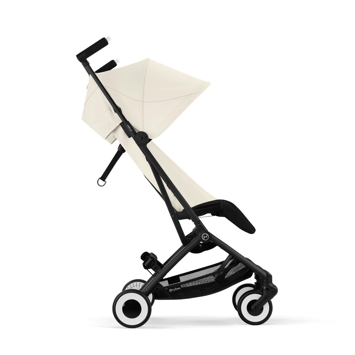 BUGGY Libelle  - Schwarz/Weiß, Basics, Textil/Metall (71/52/102cm) - cybex GOLD