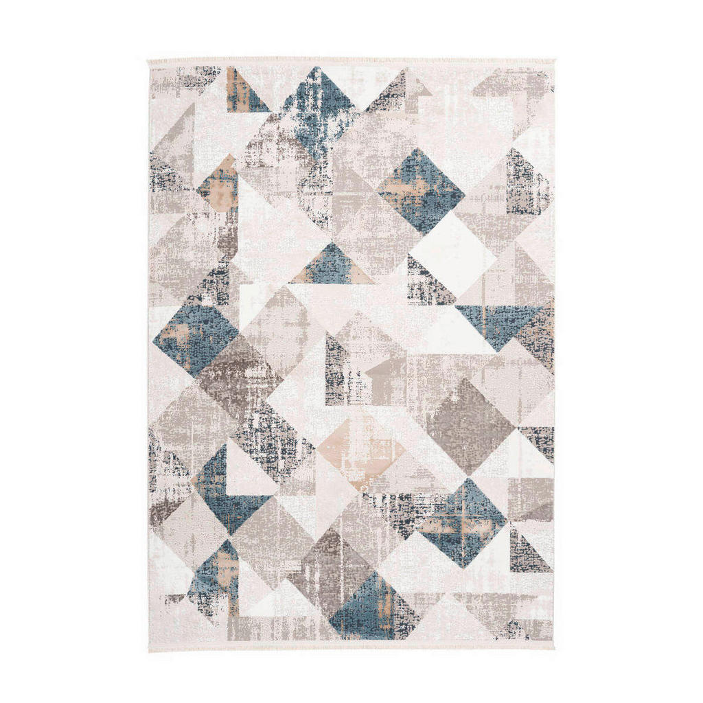 VINTAGE KOBEREC, 80/150 cm, modrá, sivá