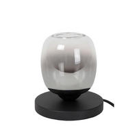 TISCHLEUCHTE TAMINO 15/15/16.5 cm   - Schwarz, Design, Metall (15/15/16.5cm) - Lucide