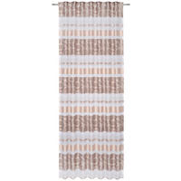 GARDINLÄNGD halvtransparent  - beige, Klassisk, textil (140/255cm) - Novel