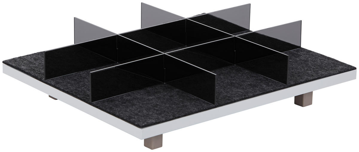 Sistem Compartimentare Sertar in antracit  - antracit, plastic (34/5/43cm) - Hom`in