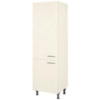 GESCHIRRSCHRANK 60/216,6/58 cm  Magnolie  - Edelstahlfarben/Magnolie, Modern, Holzwerkstoff/Metall (60/216,6/58cm) - Nobilia