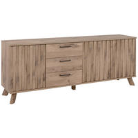 SIDEBOARD  in 175/67,8/40 cm  - Eichefarben, LIFESTYLE, Holzwerkstoff/Metall (175/67,8/40cm) - MID.YOU