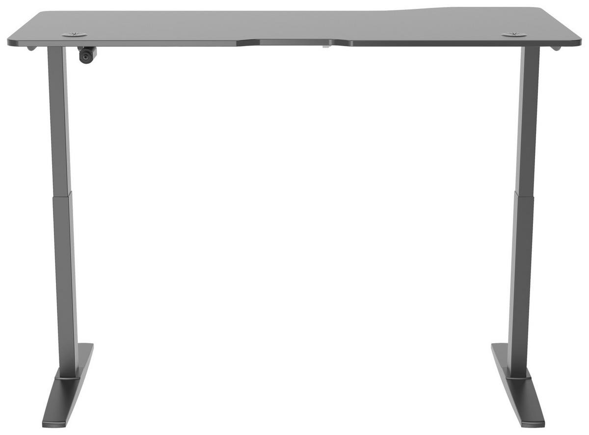 SCHREIBTISCH  in Schwarz  - Schwarz, MODERN, Holzwerkstoff/Kunststoff (160/71/116/75cm) - MID.YOU