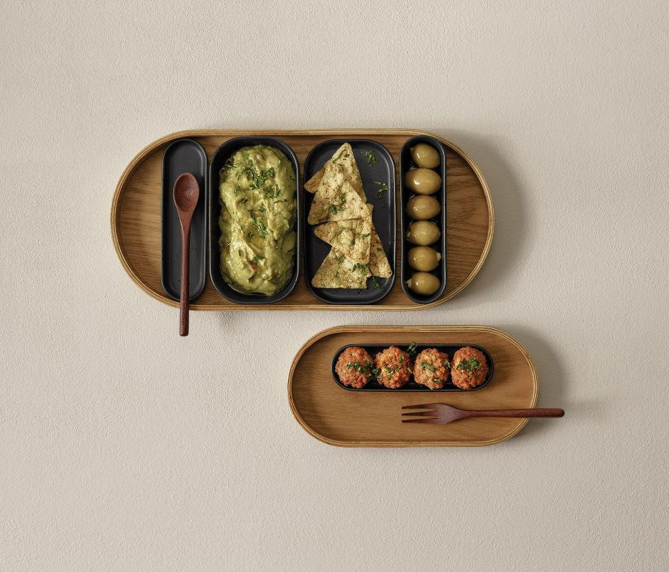 SNACKSCHALE COPPA KURO - Schwarz, Design, Keramik (15/8,5/3,7cm) - ASA
