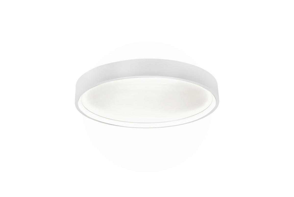 LED-DECKENLEUCHTE  45/5,5 cm    - Weiss, Design, Metall (45/5,5cm) - Trio Leuchten