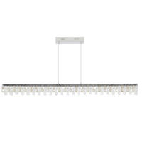 LED-HÄNGELEUCHTE 80/8/120 cm  - Chromfarben, Design, Glas/Metall (80/8/120cm) - Näve