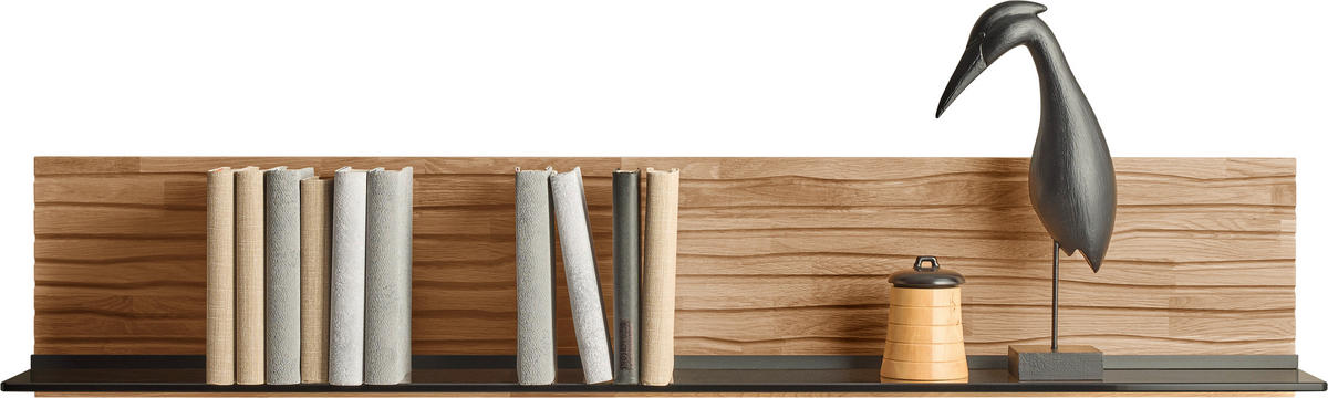 WANDBOARD  139/29/23 cm  - Eichefarben, Natur, Glas/Holz (139/29/23cm) - Valnatura