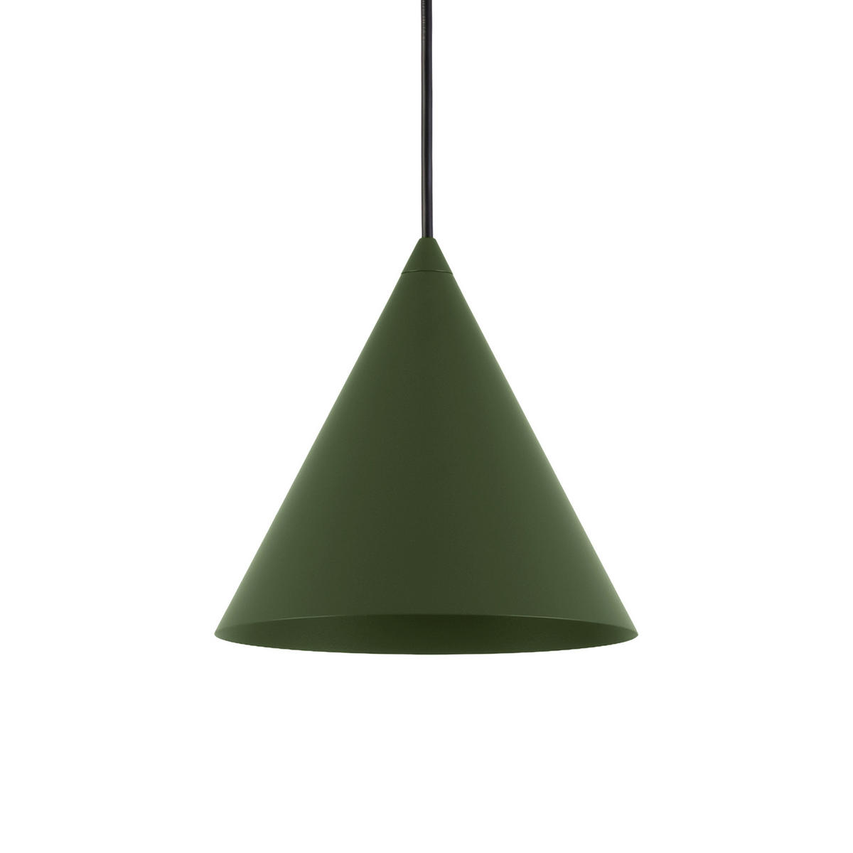 HÄNGELEUCHTE ETNA 18/18/98 cm   - Olivgrün, Design, Metall (18/18/98cm)