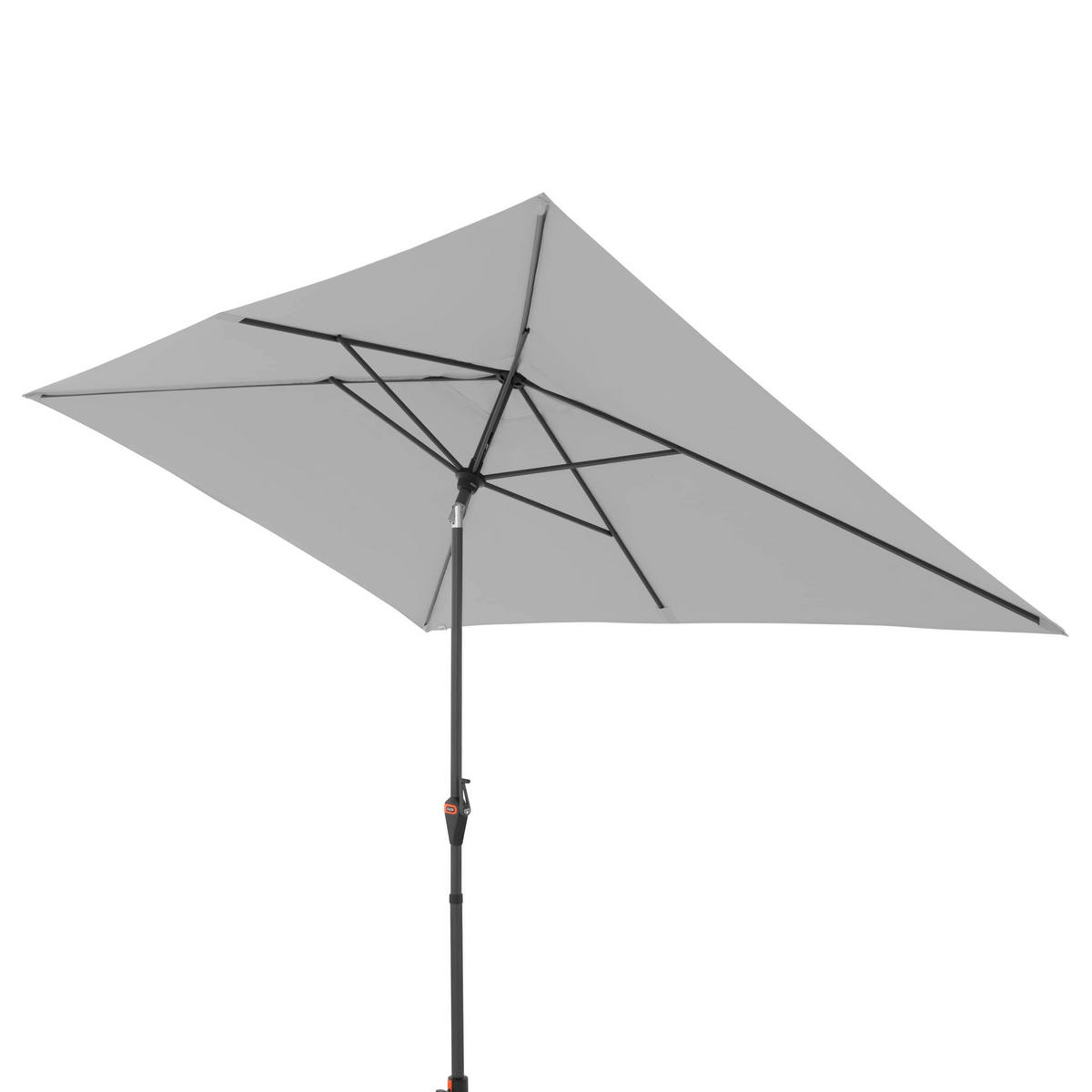 NAPERNYŐ  300/200 cm  - világosszürke/antracit, Basics, textil/fém (300/200cm)