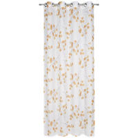 PERDEA CU INELE TIP CAPSĂ semitransparent  - galben, Konventionell, textil (135/245cm) - Esposa