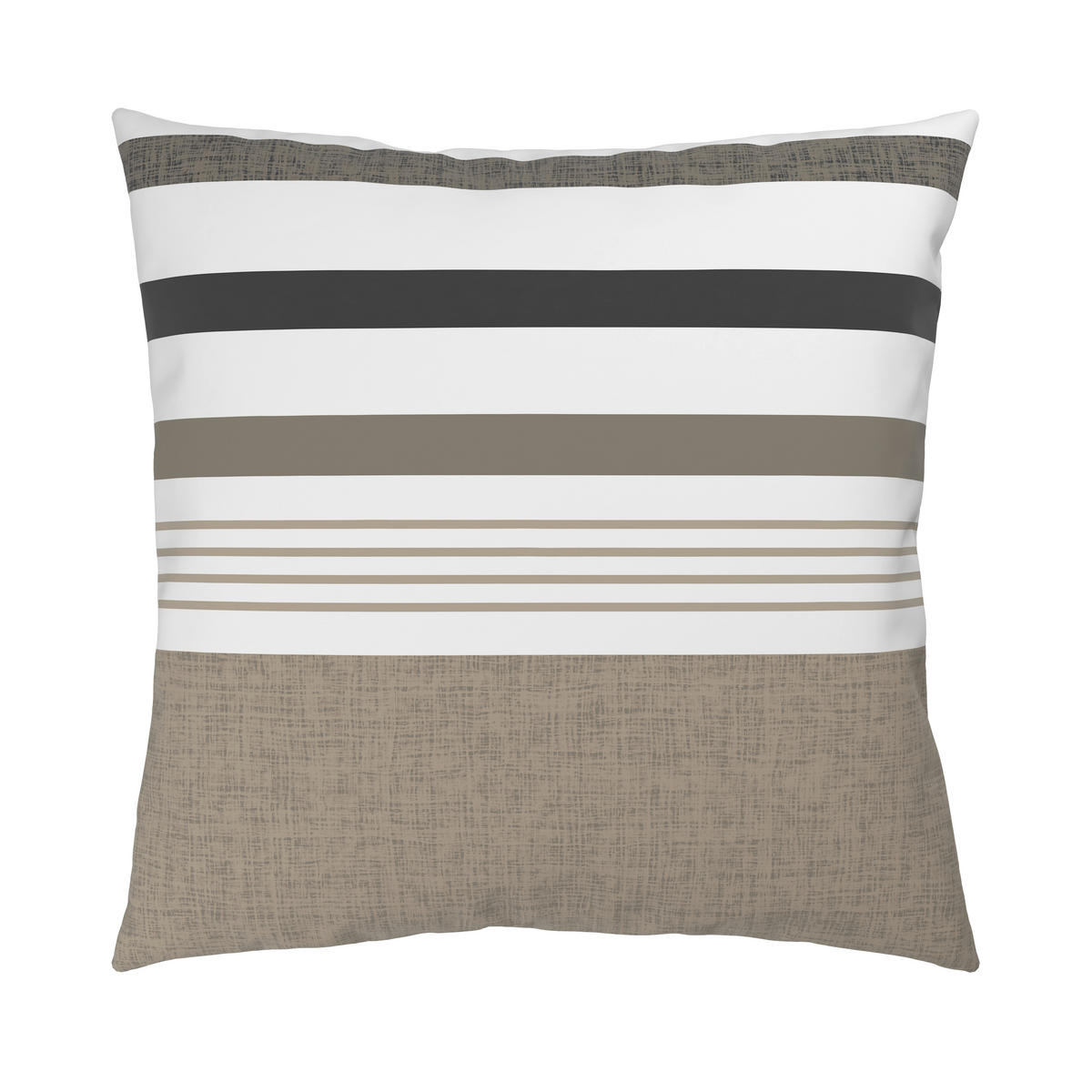 BETTWÄSCHE Elis Renforcé 200/200 cm  - Taupe, KONVENTIONELL, Textil (200/200cm) - Novel