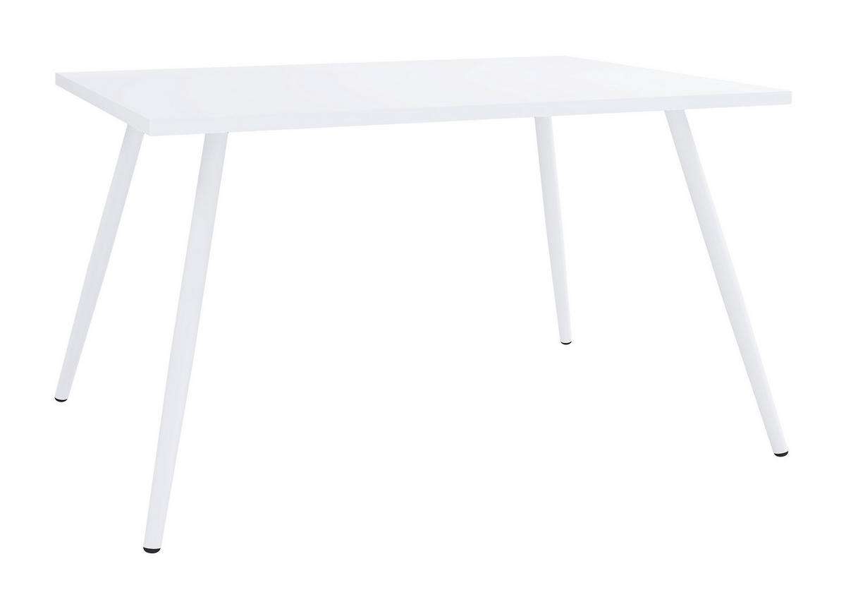 SCHREIBTISCH 80/70/50 cm  in Weiss  - Weiss, Modern, Holzwerkstoff/Metall (80/70/50cm) - MID.YOU