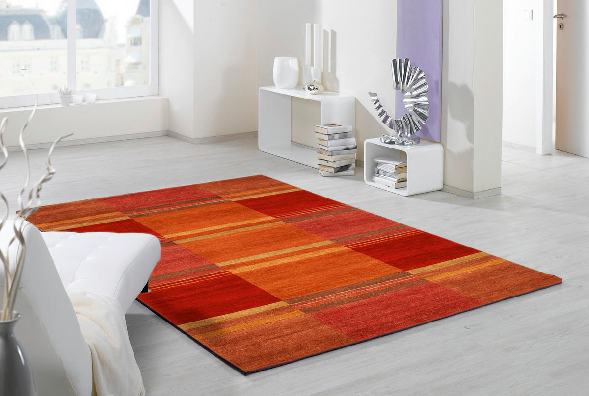 WOLLTEPPICH 90/160 cm Sensation Silk Soya Kastanienfarben rechteckig  - Kastanienfarben, Basics, Textil (90/160cm) - Cazaris