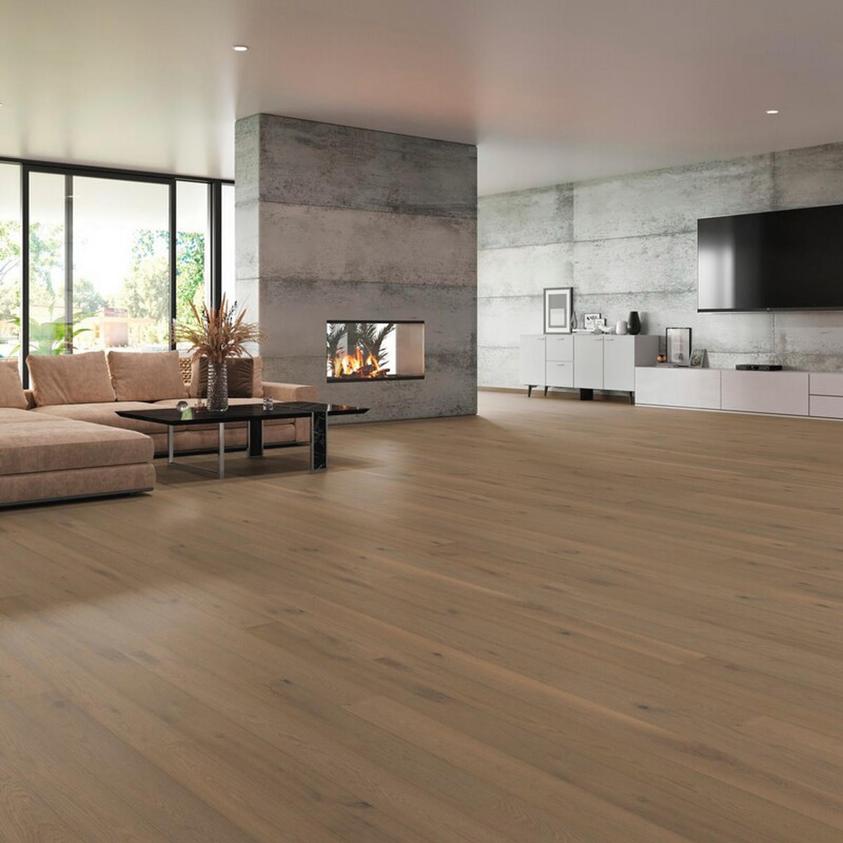 LANDHAUSDIELE Marcanto Trend Eiche Cafe!Pur Alpin100011801  per  m² - Eichefarben, Trend, Holz (220,5/17,6/1,3cm) - Tilo