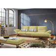 ECKSOFA in Flachgewebe Limette  - Limette/Schwarz, Design, Holz/Textil (314/159cm) - Dieter Knoll