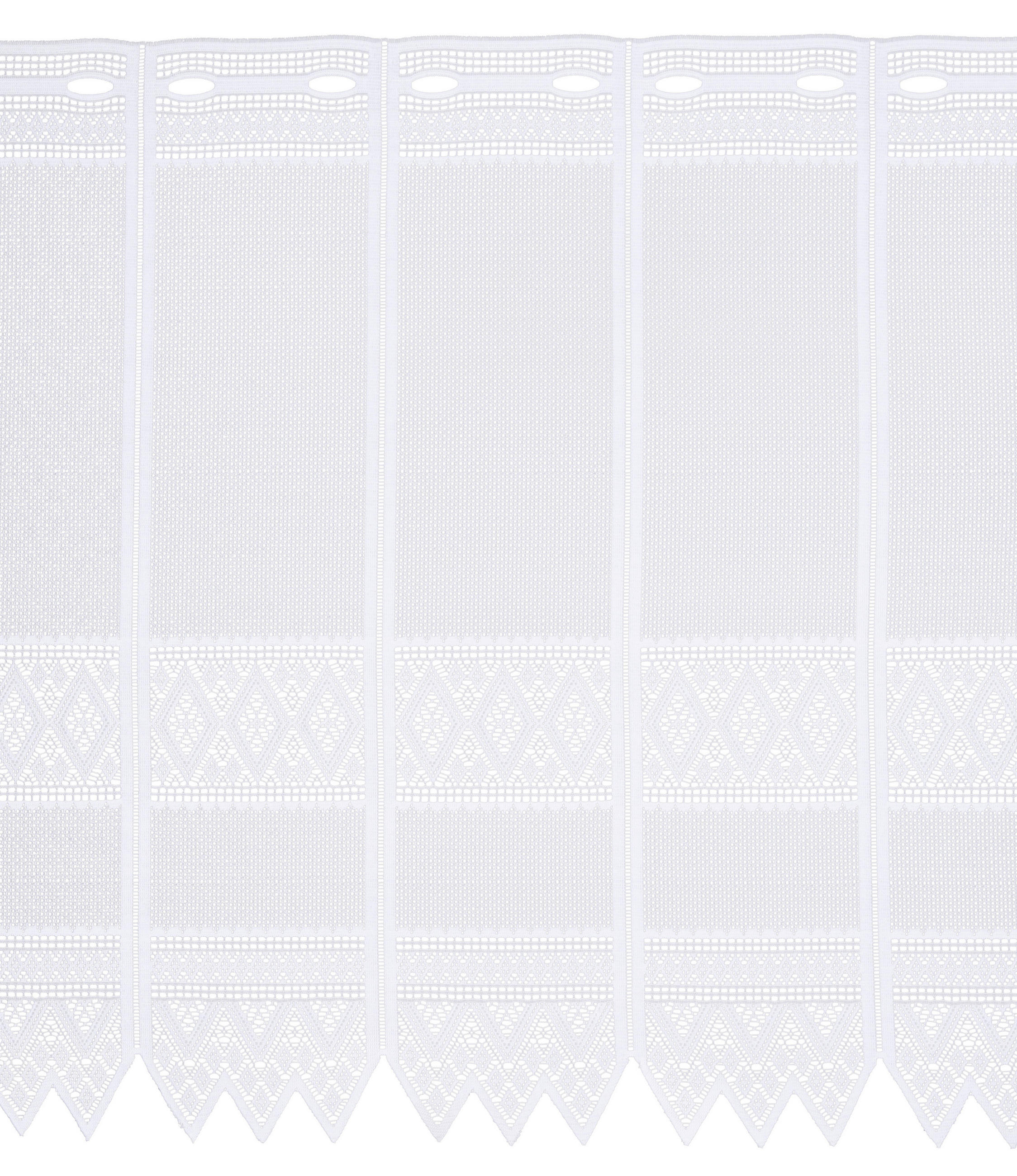 KURZGARDINE   - Weiß, Basics, Textil (60cm) - Esposa