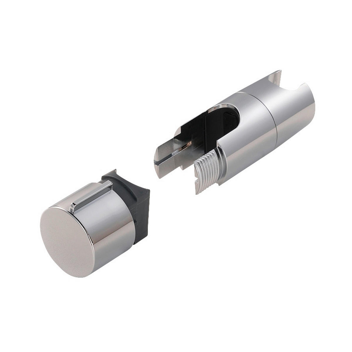 BRAUSEHALTERUNG   - Chromfarben, Basics, Kunststoff (11,7/4,2/4cm) - Wenko