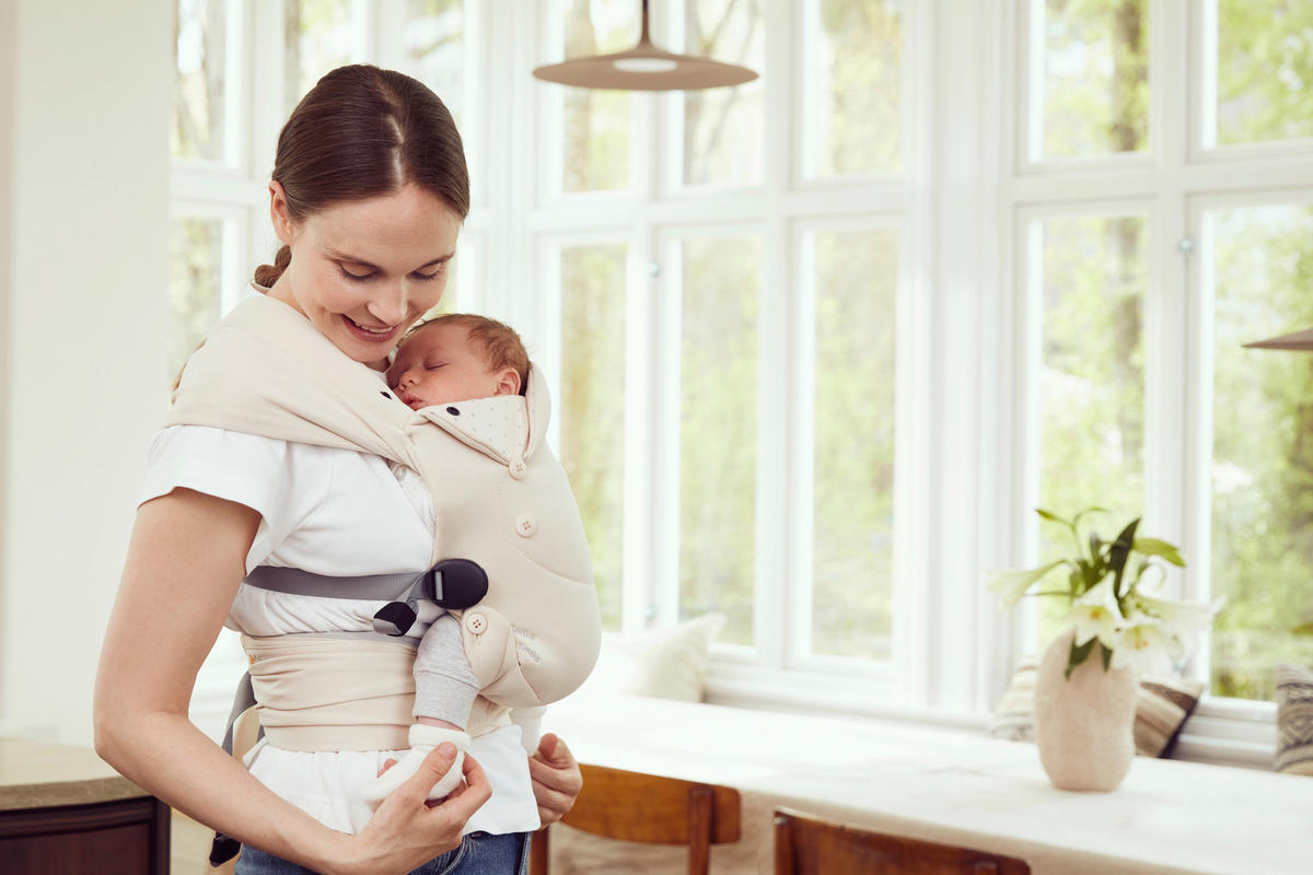 KENGURU  NEWBORN HAVEN  antracit  - antracit, Basics, tekstil (0,8kg) - Besafe