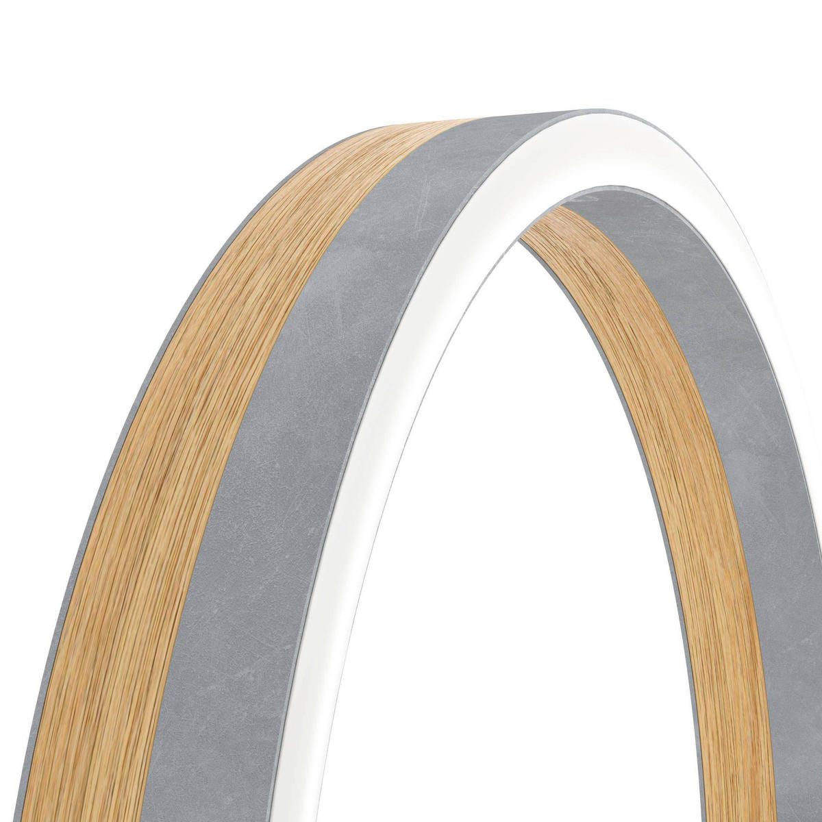 WANDLEUCHTE 30/73 cm   - Braun/Weiß, Design, Holz/Kunststoff (30/73cm) - Eglo