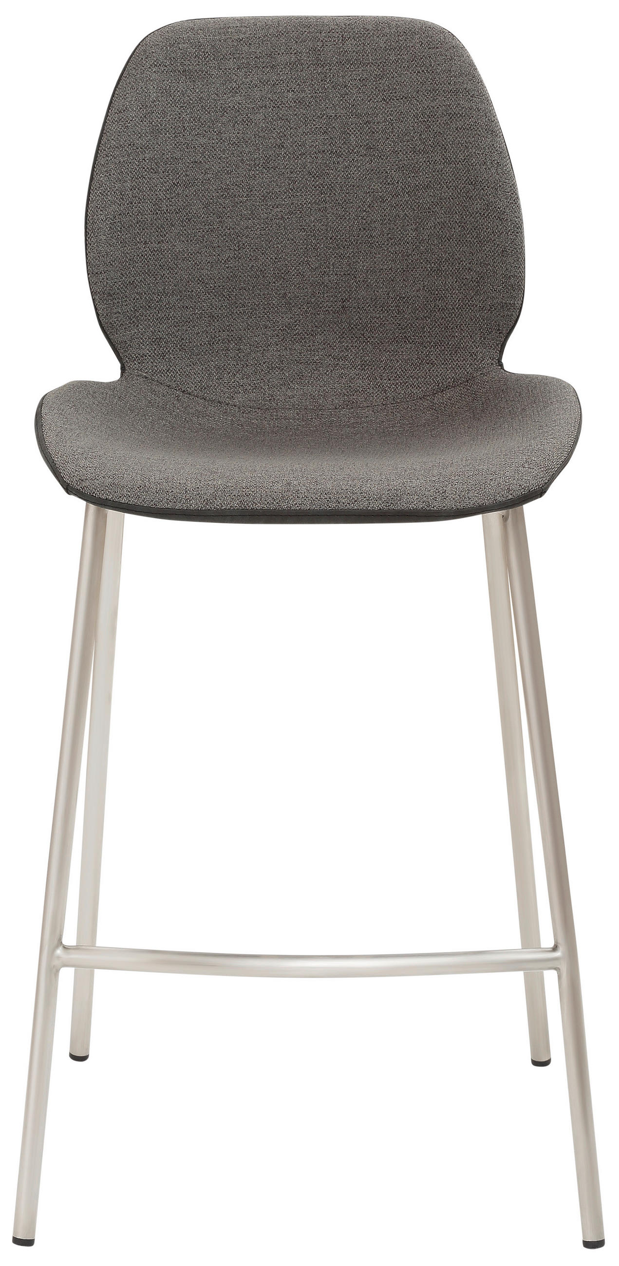 TRESENSTUHL Webstoff Anthrazit, Edelstahlfarben  - Edelstahlfarben/Anthrazit, KONVENTIONELL, Textil/Metall (49/97/53cm) - Livetastic