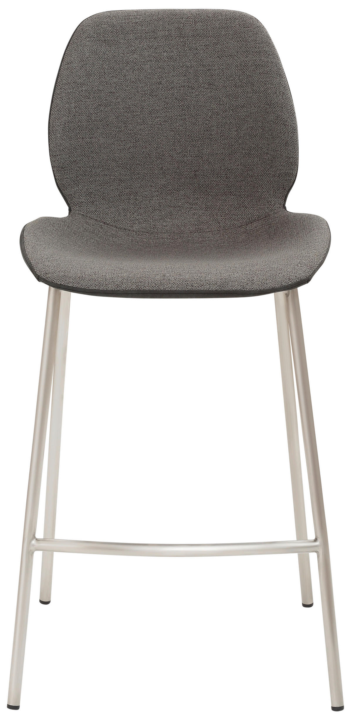 TRESENSTUHL Webstoff Anthrazit, Edelstahlfarben  - Edelstahlfarben/Anthrazit, KONVENTIONELL, Textil/Metall (49/97/53cm) - Livetastic