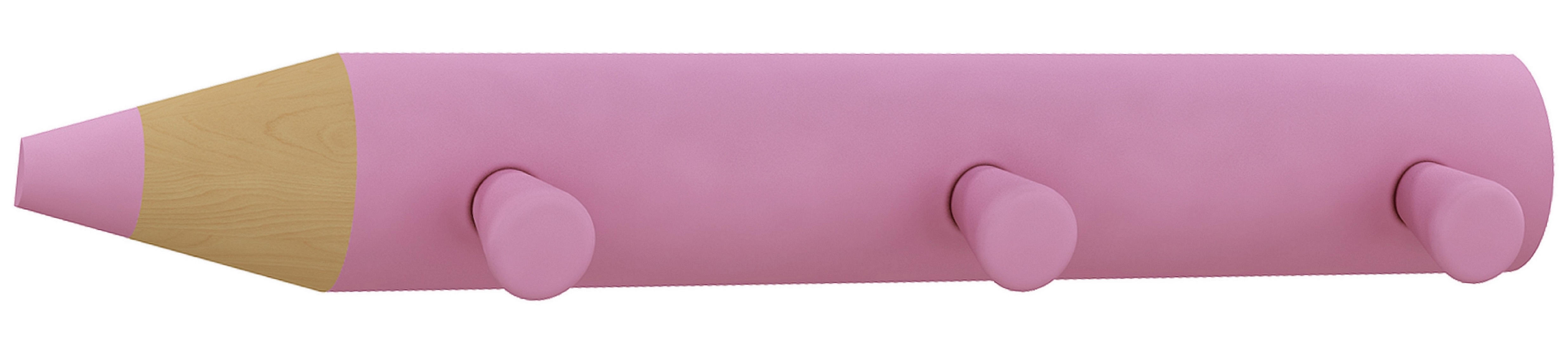 HAKENLEISTE Pink  - Pink, Design (37/5/6cm) - MID.YOU