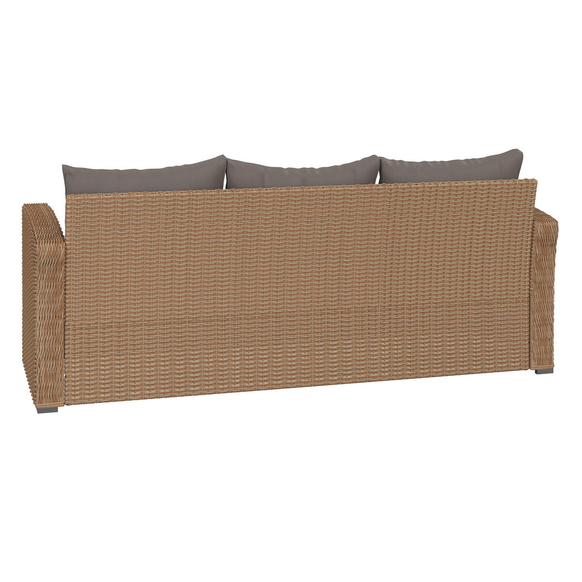 TERASOVÁ SEDACIA SÚPRAVA kov, plast - piesková, Modern, kov/plast (137/88/48/66.5cm) - Ambia Garden