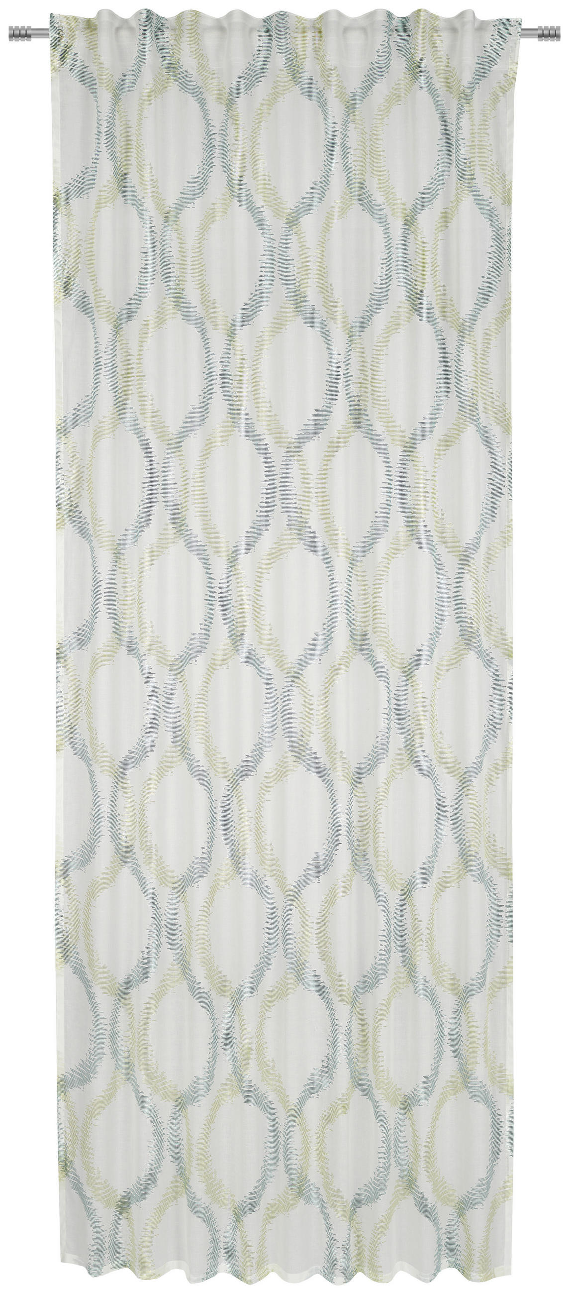 GOTOVA ZAVESA bela - bela, Konvencionalno, tekstil (140/255cm) - Bio:Vio
