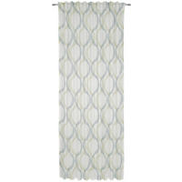 KÉSZFÜGGÖNY áttetsző  - fehér, Konventionell, textil (140/255cm) - Bio:Vio