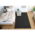 HOCHFLORTEPPICH 120/160 cm Schwarz  - Schwarz, Basics, Textil (120/160cm) - Novel