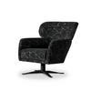 SESSEL in Leinenoptik Anthrazit  - Anthrazit/Schwarz, Design, Textil/Metall (78/86/90cm) - Livetastic