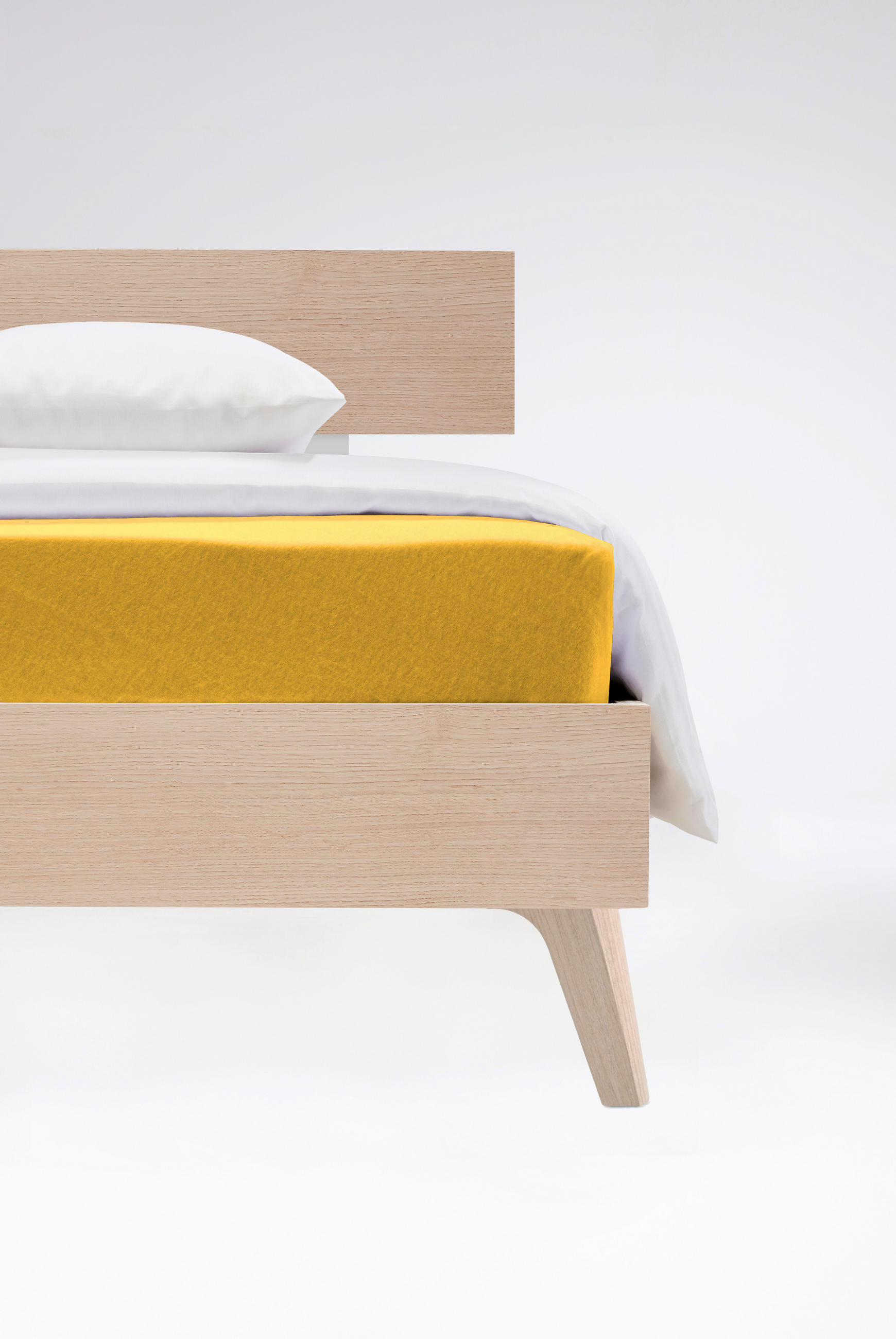 SPANNBETTTUCH Flausch Jersey Jersey  - Gelb, Basics, Textil (150/200cm) - Fleuresse