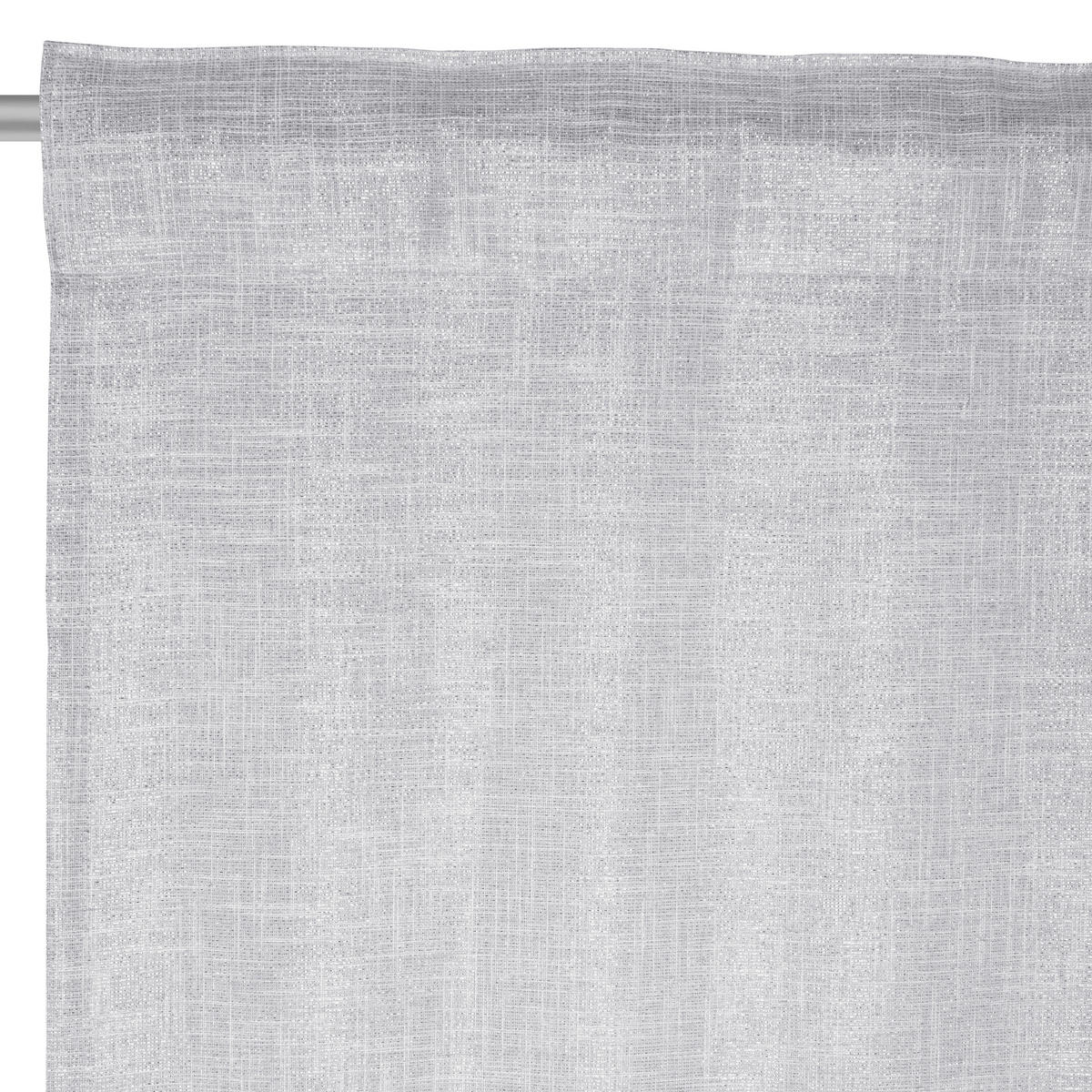 GOTOVA ZAVJESA srebrne boje  140/280 cm  - srebrne boje, Basics, tekstil (140/280cm) - Esposa