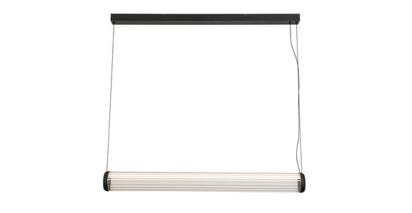 LED-HÄNGELEUCHTE 103/10/164 cm  - Transparent/Schwarz, Design, Glas/Metall (103/10/164cm) - Dieter Knoll
