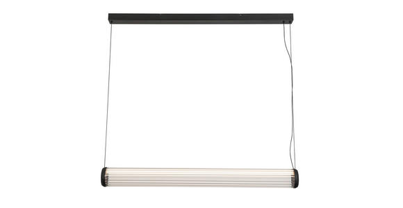 LED-HÄNGELEUCHTE Kaleido 103/10/164 cm - Transparent/Schwarz, Design, Glas/Metall (103/10/164cm) - Dieter Knoll
