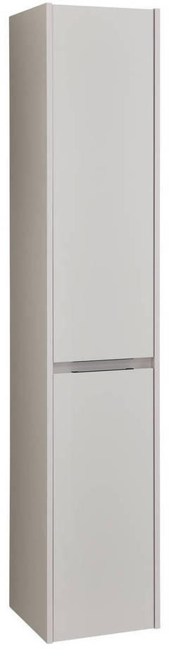 HOCHSCHRANK 33,3/170,7/33 cm  - Kaschmir/Schwarz, Design, Glas/Holzwerkstoff (33,3/170,7/33cm) - Sadena