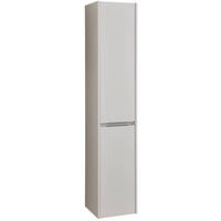 HOCHSCHRANK 33,3/170,7/33 cm  - Kaschmir/Schwarz, Design, Glas/Holzwerkstoff (33,3/170,7/33cm) - Sadena