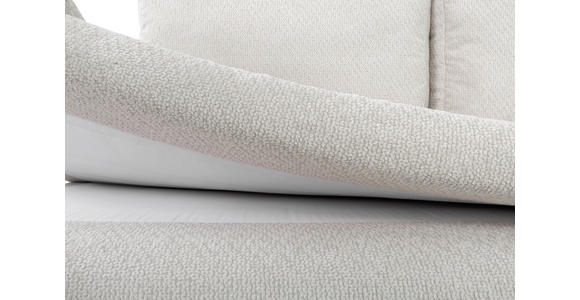SCHLAFSOFA Struktur Beige Rückenkissen, Armlehnenkissen, Bettkasten, Schlaffunktion, Rücken echt  - Beige/Schwarz, KONVENTIONELL, Kunststoff/Textil (195/93/83cm) - Carryhome